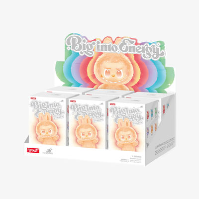 POP MART Подлинный оригинальный Labubu V3 V2 V1 Серия MONSTERS Big Into Energy Серия Виниловый плюшевый подвесок Скрытая коробка плюшевые игрушки