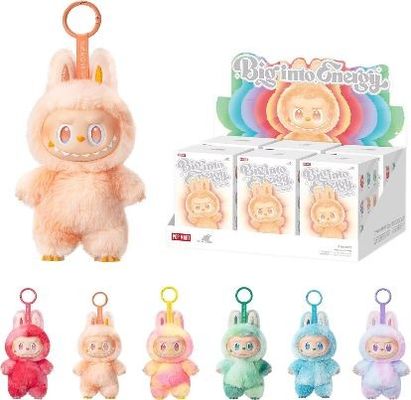 Официальный Popmart Labubu V3 3.0 Чудовища Большие в энергии Любовь Счастье Лояльность Спокойствие Надежда Удача Секретный ID плюшевая игрушка