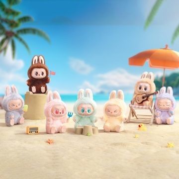 Оригинальный аутентичный Popmart Labubu монстры Увлекательные Макарон Сиденье Слепые коробки Фигура плюшевая кукла Милые игрушки Таинственные коробки