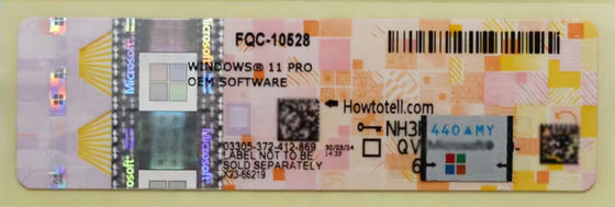 Наклейка Win 11 Pro OEM 100% онлайн активация Win 11 Pro OEM COA наклейка полный пакет Быстрая доставка