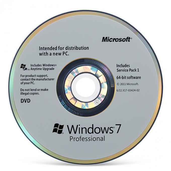 Глобальное программное обеспечение компьютера Микрософт Виндовс ОЭМ 7 профессиональный и домашний с выигрышем 7 ДВД Майкрософта